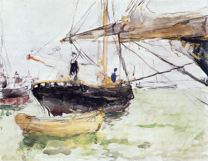 Berthe Morisot - An Bord einer Yacht - Aboard a Yacht